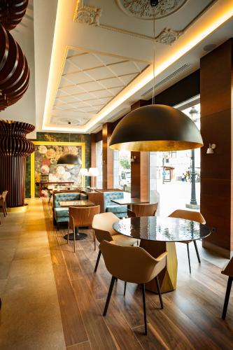 Χώρος καθιστικού στο Hotel Dauro Premier