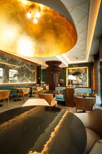 Χώρος καθιστικού στο Hotel Dauro Premier