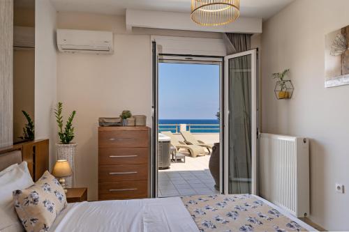 Posteľ alebo postele v izbe v ubytovaní View Sea Apartment