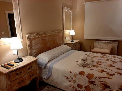 Кровать или кровати в номере La Casa del Corro