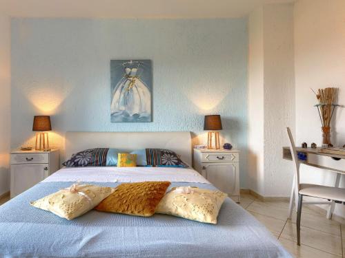 Katil atau katil-katil dalam bilik di Apartment Lili-3 by Interhome