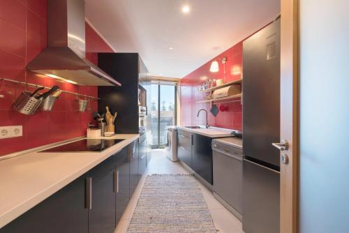 Køkken eller tekøkken på Between River and Sea Porto Apartment