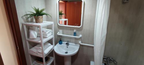 Ванная комната в Apartamento en Estartit