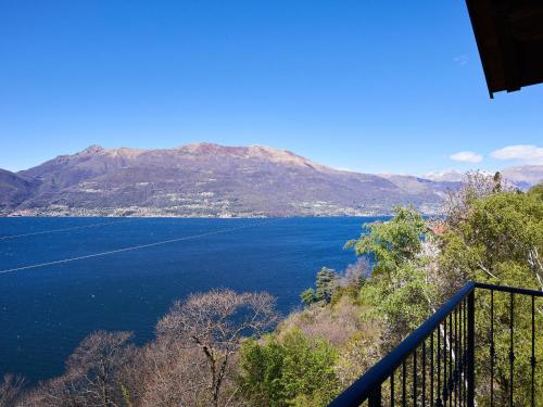 a view of a large body of water from a balcony at Apartment Dado by Interhome in Bellano