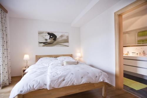 Posteľ alebo postele v izbe v ubytovaní Ferienwohnung Rust