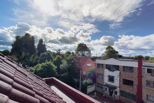 a view from the roof of a building at ApartaSuites & Hotel Bogota Suamox in Bogotá