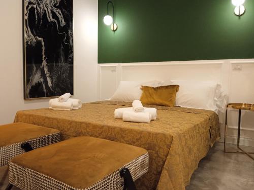 Ένα ή περισσότερα κρεβάτια σε δωμάτιο στο Casa Allegri