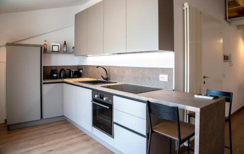 Dapur atau dapur kecil di La culla sul lago