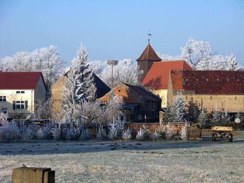 Landhotel Löwenbruch v zimě