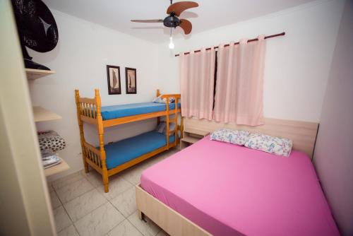 Двуетажно легло или двуетажни легла в стая в Cobertura Duplex com churrasqueira