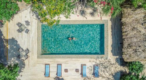 Bazén v ubytování Hacienda San Miguel Yucatan nebo v jeho okolí