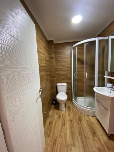 Koupelna v ubytování Apartman Joja2