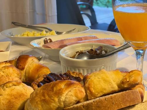 Jídlo v prázdninového domu nebo okolí