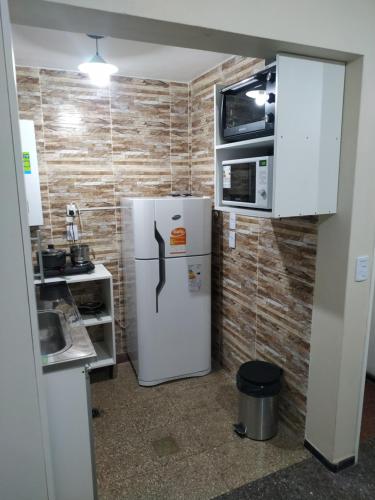 Kuchyň nebo kuchyňský kout v ubytování Departamento menduca