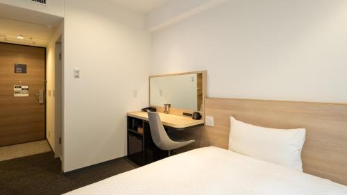 Katil atau katil-katil dalam bilik di Via Inn Iidabashi Korakuen