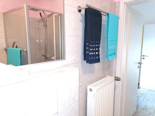Bilik mandi di Ferienwohnung-Alb