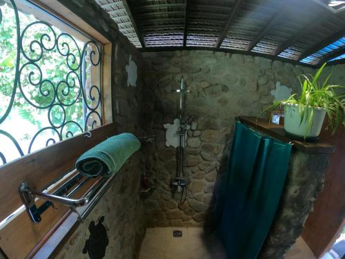 Koupelna v ubytování Fare HONU Cook’s Bay Moorea