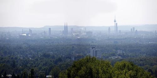 Letecký snímek ubytování Kardinal Schulte Haus