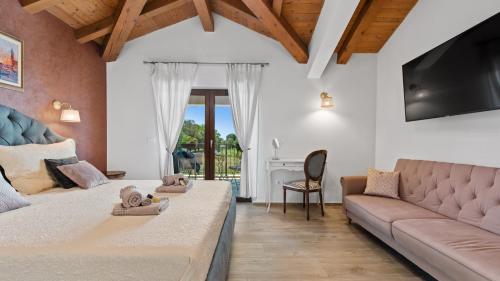 Ένα ή περισσότερα κρεβάτια σε δωμάτιο στο Villa Campagna by Villas Holiday