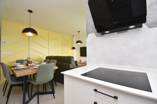 Kuchyň nebo kuchyňský kout v ubytování Apartamento amanecer
