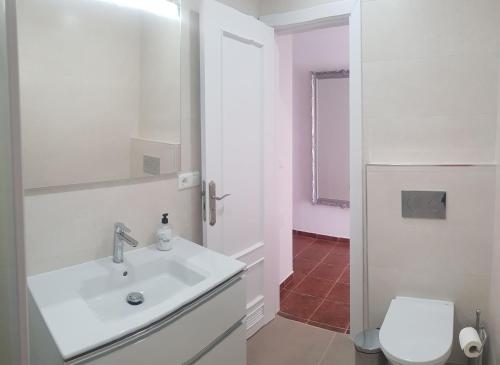 Kúpeľňa v ubytovaní APARTAMENTO RIVAS, JUNTO a LA PLAYA TORRECILLA NERJA
