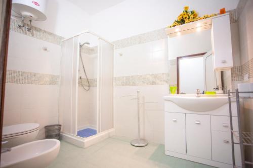 Et badeværelse på Casa L'Antica Oliveta