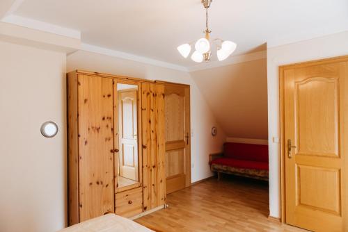 Posteľ alebo postele v izbe v ubytovaní Ferienwohnung Perner - die Huabm