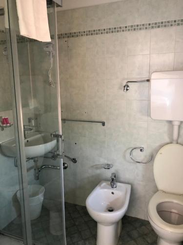 Koupelna v ubytování Vinsea Hotel