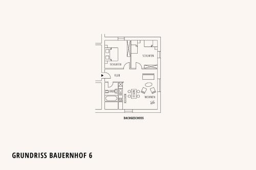 a floor plan of the grampus barnyardott at Ferienhof Homann Sauerland in Brilon