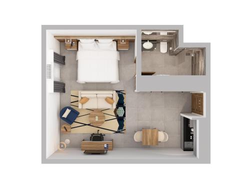 a rendering of a floor plan at Holiday Inn Tabuk by IHG in Tabuk
