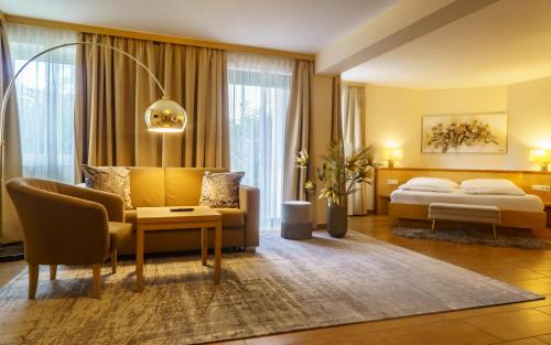 Postel nebo postele na pokoji v ubytování Hotel-Restaurant Gollner