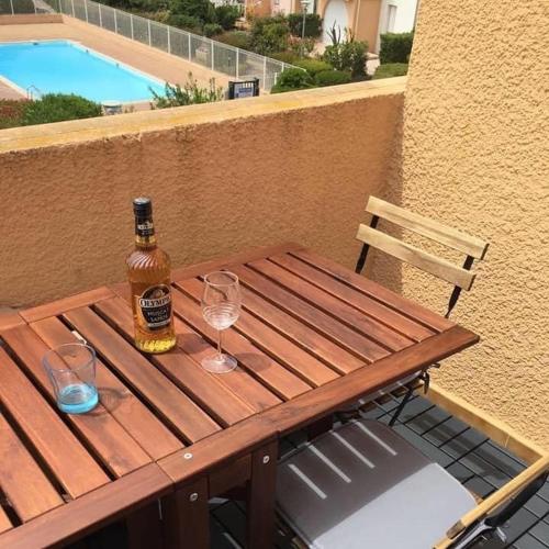 les raisins d'or Appartement 4 pers 1 ch Piscine Parking