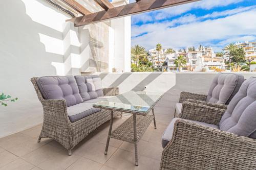 Un balcón o terraza de 386427 - Apartment with great location