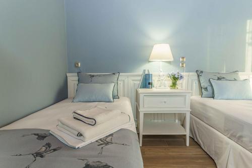 Cama o camas de una habitación en Villa Simantiri