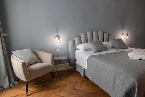 Palazzo Sansonettiにあるベッド