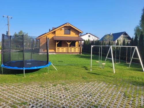 DOMEK Z SAUNĄ i JACUZZI NAD JEZIOREM BORY TUCHOLSKIE
