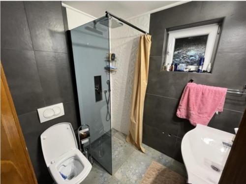 Koupelna v ubytování Deer house Novi Sad