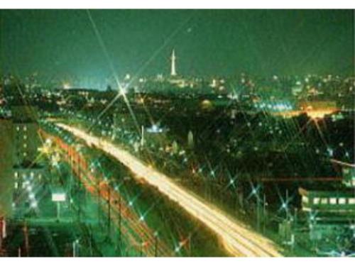 a view of a city at night with lights at Pulsesin in Kyoto - Vacation STAY 73556v in Kyoto