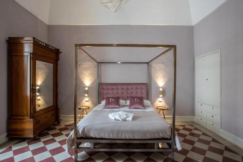 Palazzo Sansonettiにあるベッド