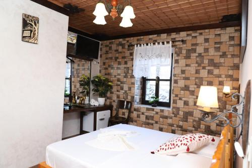Cama ou camas em um quarto em Vila Darla
