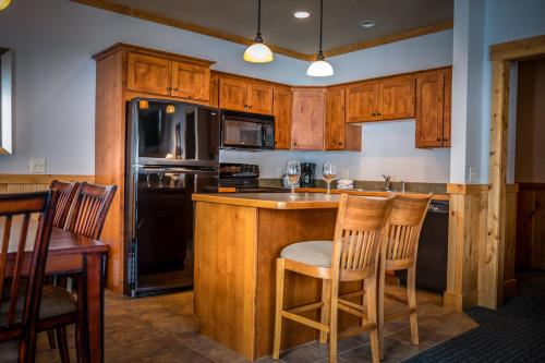 Dapur atau dapur kecil di Ruttger's Bay Lake Resort