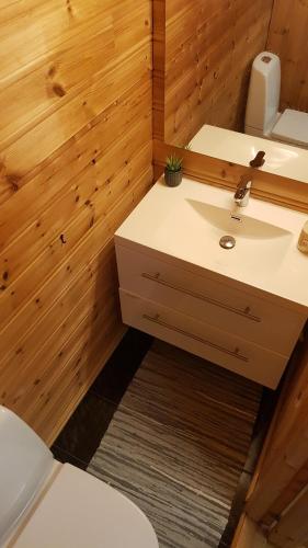 Et bad på One-room cabin without shower