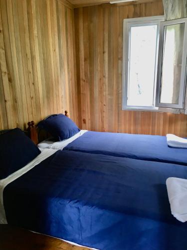 Ein Bett oder Betten in einem Zimmer der Unterkunft Houses in Gonio-Kvariati economy class