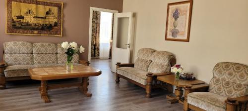 Un lugar para sentarse en Hotel Tukums