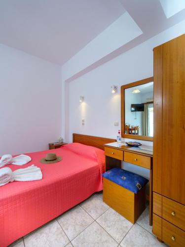 Cama o camas de una habitación en Studios Eftihia