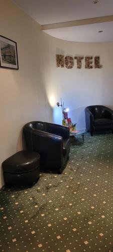Un lugar para sentarse en Hotel Tukums