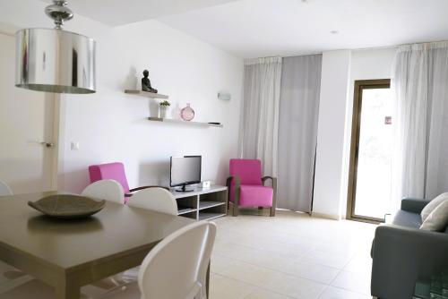 Χώρος καθιστικού στο BA Style Apartments Ibiza