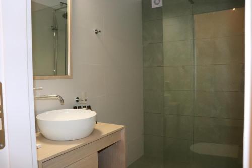 A bathroom at POSEIDON-APEA Villas
