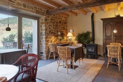 Posezení v ubytování OAR Cottage