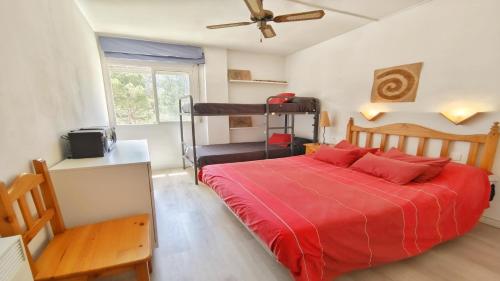 Posteľ alebo postele v izbe v ubytovaní VACAY Apartamento Calme, en Costa Brava L'Escala